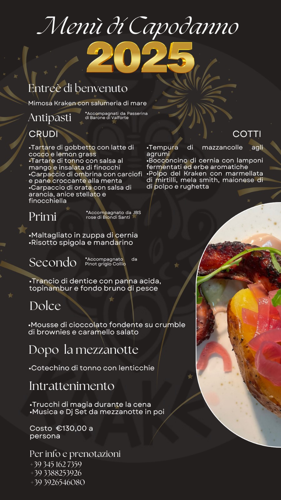 Volantino degustazione pizza dicembre 2024